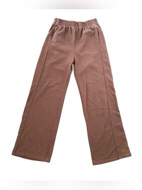 Ugerlov Women’s Dusty Rose Wide Leg Cargo Pants Pull On M